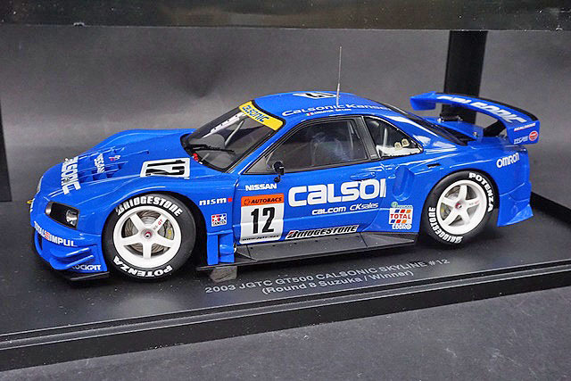 AUTOart オートアート 1/18 日産 GT-R JGTC GT500 カルソニック スカイライン ｃ 優勝 2003 #12 80378