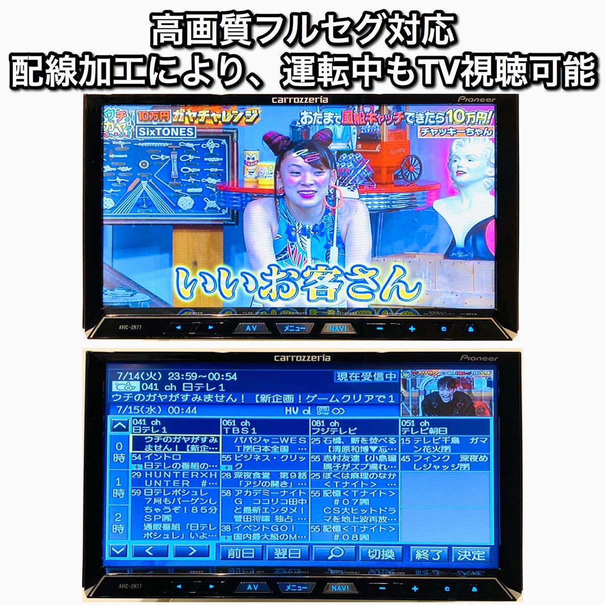 2020年最新地図】【安心の整備済】カロッツェリア サイバーナビ AVIC