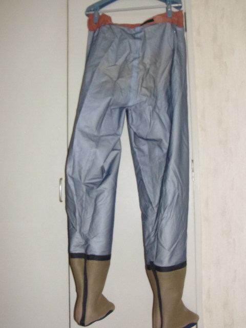 アングラーズハウス　ゴアテックス　ライトウェーダー　ウエストハイ　エンジカラー　サイズ：L_2