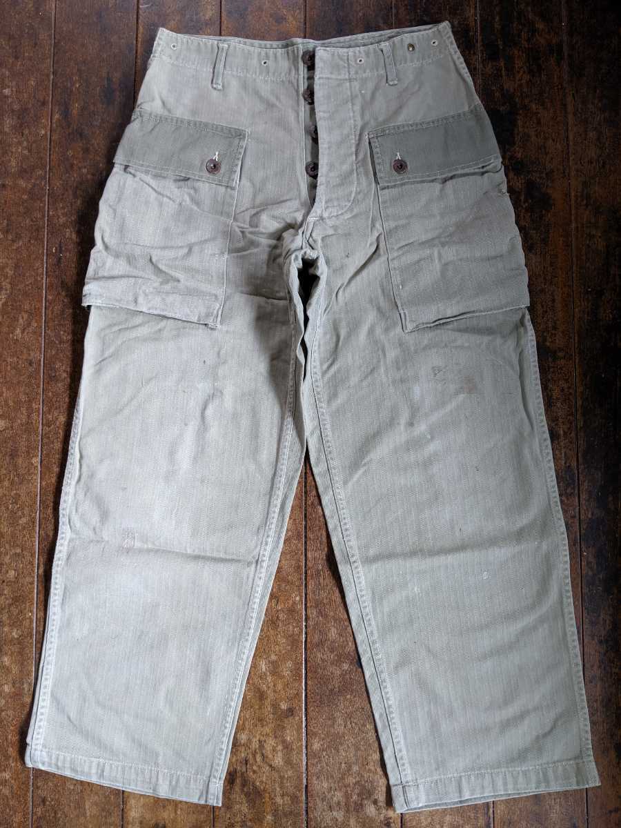 超珍品 幻 50s USNAVY モンキーパンツ 超希少‼】40s / Vintage USMC M