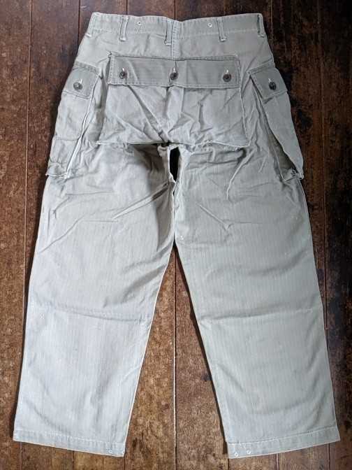 2 トーン ☆ 40 s モンキー パンツ 米軍 海兵隊 USMC P 44 HBT 