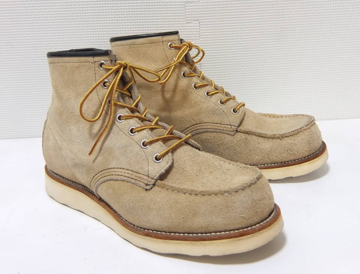 犬タグ REDWING 8173 スエード 81/2程度 レッドウィング Uチップ スウェード