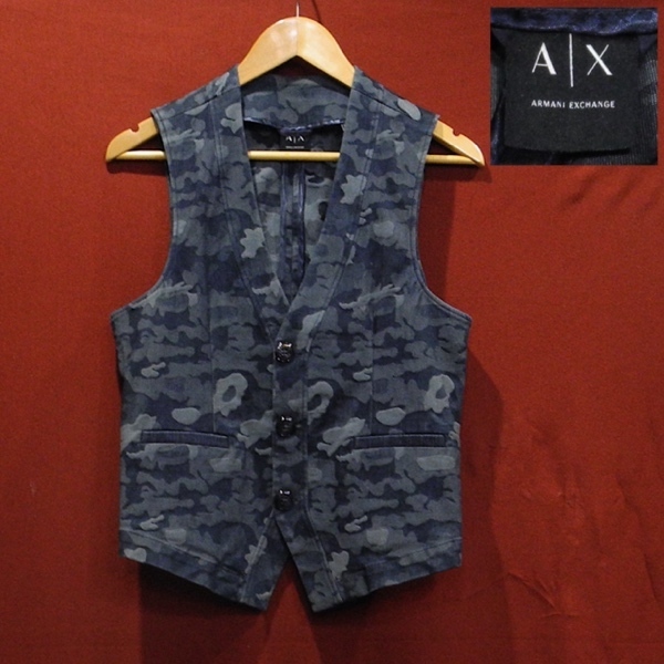 ARMANI EXCHANGE アルマーニ エクスチェンジ デザイン デニム 迷彩 V 