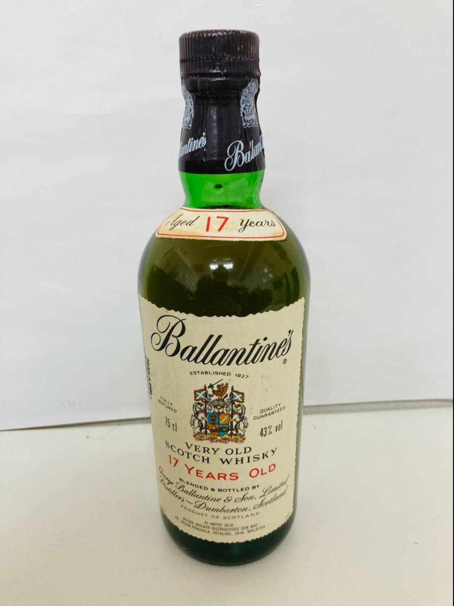 【古酒・未開栓】バランタイン　ウイスキー　7年 12年 17年　3本セット バランタイン 香るウイスキー : 7年 [Ballantine's] 食品・飲料・お酒