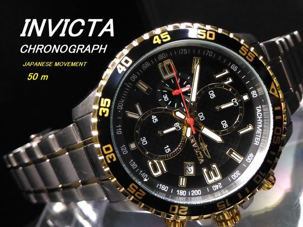 お買い得，本物保証 1円 INVICTA タキメーター インヴィクタ 腕時計 クロノ メンズ 輸入 モデル 50m防水 ブラック 海外 未発売 ウォッチ インビクタ(その他)｜売買されたオークション情報、yahooの商品情報をアーカ その他