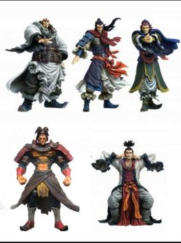 蒼天航路 フィギュア　群雄割拠の章 NEXTLABEL 蒼天航路フィギュア第一弾 フルコンプ 曹操 孫堅 劉備 董卓 呂布 シークレット 三国志_1