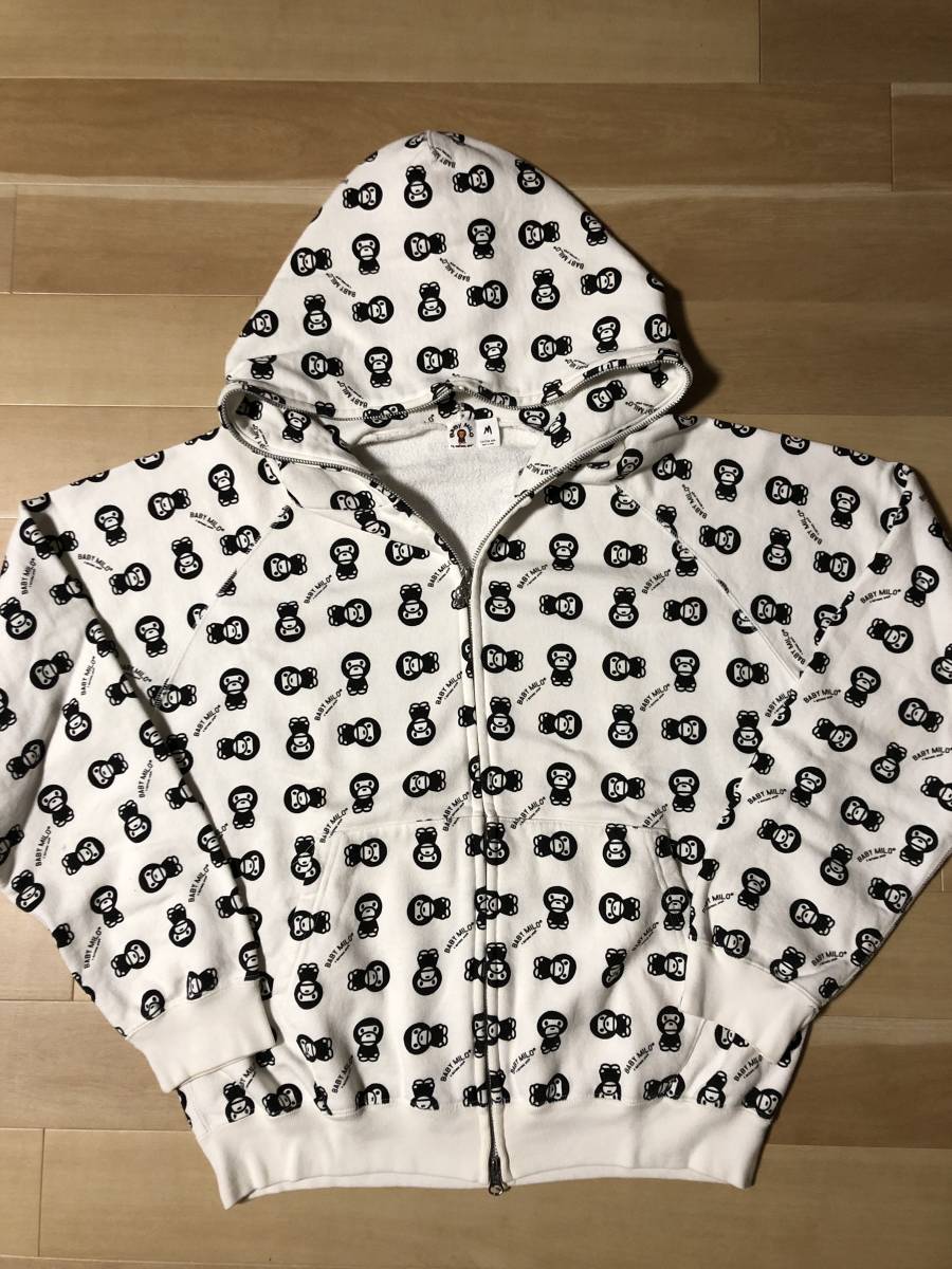 サマーセール】A BATHING APE 白 パーカー レア サマーセール】A