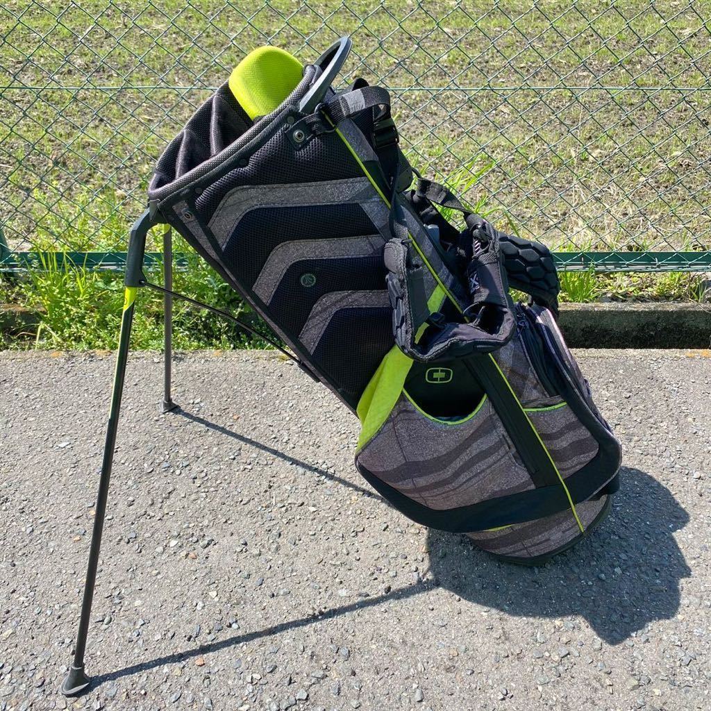 希少 OGIO オジオ OZONE スタンド キャディバッグ 軽量 9.5型