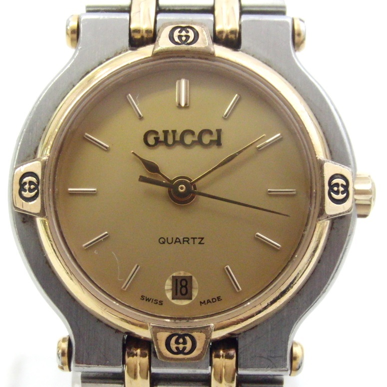 【高品質，新作】 08 60-383692-27 Y GUCCI グッチ 9000L クォーツ レディース ブランド 腕時計 埼60(女性用)｜売買されたオークション情報、yahooの商品情報をアーカイブ公開 - オークファン 女性用