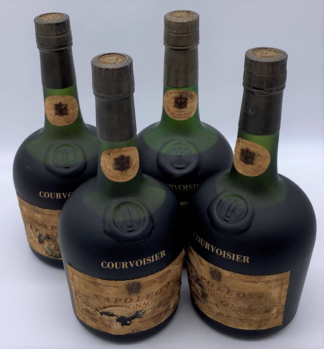 未開栓 古酒 【 COURVOISIER NAPOLEON 4本 まとめ 】 クルボアジェ