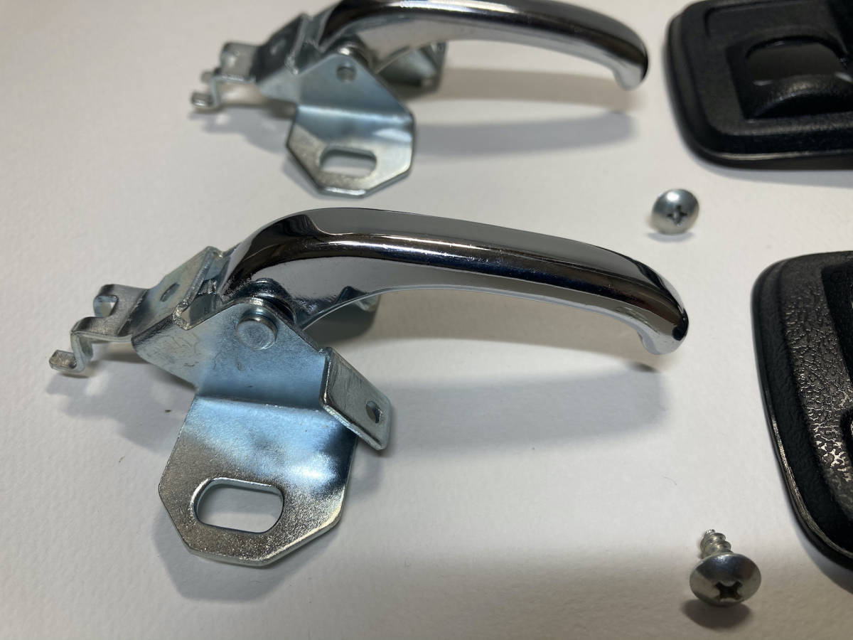 ジムニー　サムライ　海外仕様 インナードアノブ&カバー 未使用　新品　メタル 左右セット JB31 SJ30 JA71 JA11 _2