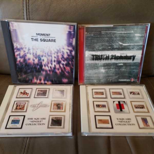 THE SQUARE &　T-SQUARE ベストアルバム等 中古CD　4枚セット　美品