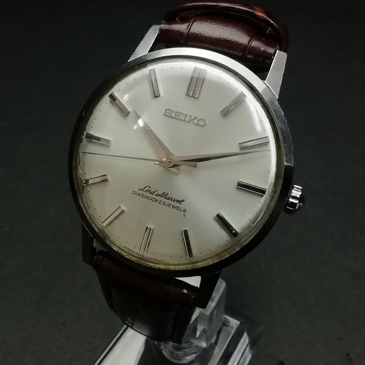 赤字超特価，高品質 OH済み SEIKO LORD MARVEL セイコー ロードマーベル 23石 手巻き 1960年代 革ベルト付き アンティークメンズ腕時計(セイコー)｜売買されたオークション情報、yahooの商品情報をアーカイブ公開 - オー その他