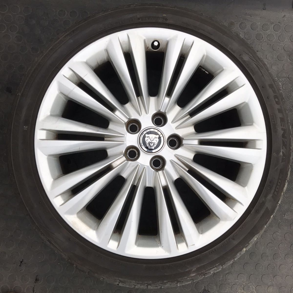 ジャガー 純正 XF PCD108 Jaguar タイヤ付きホイール 19×8.5J+49 5H 0