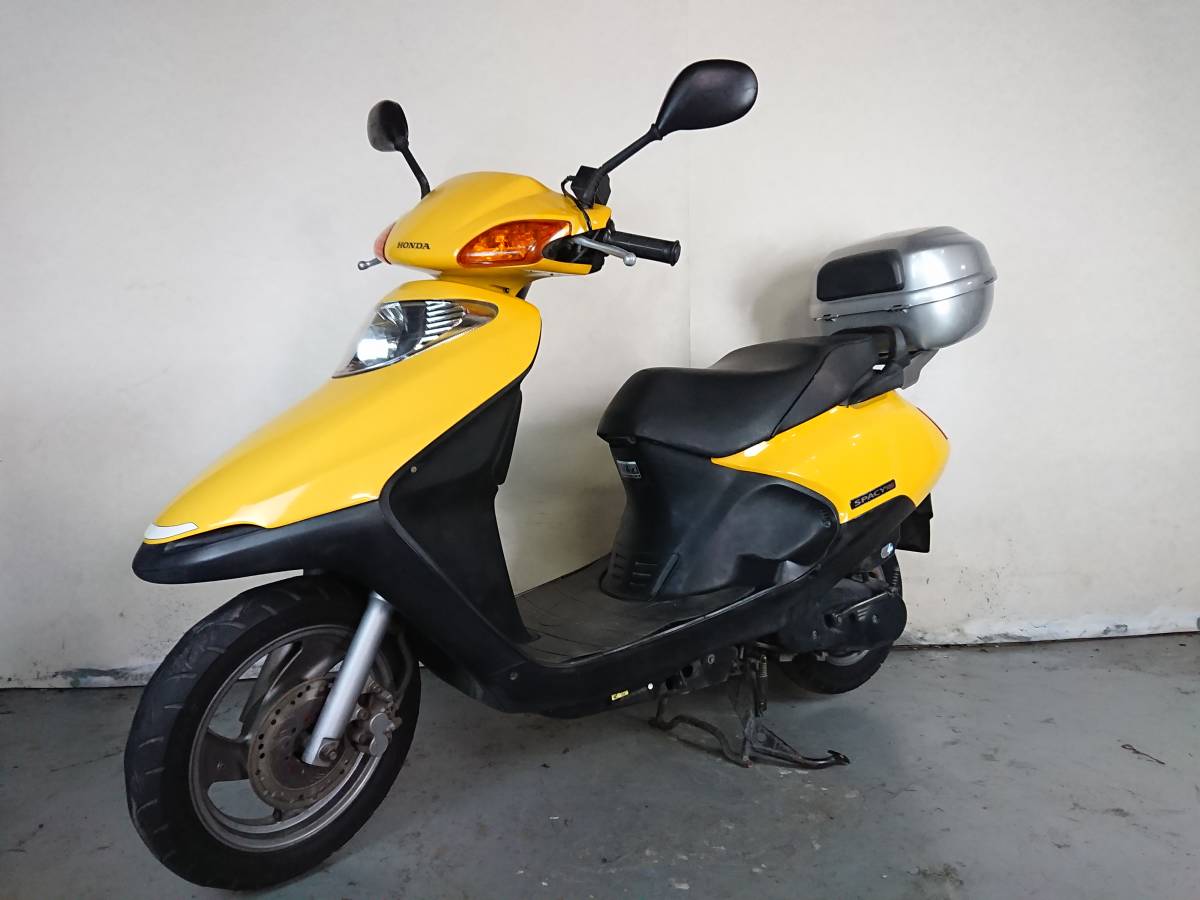 Honda Spacy スペイシー100 Jf13 始動確認済み 書類付 リアボックス付 原付二種 102cc スクーター キャブ車 埼玉 熊谷 G341 51cc 125cc 売買されたオークション情報 Yahooの商品情報をアーカイブ公開 オークファン Aucfan Com