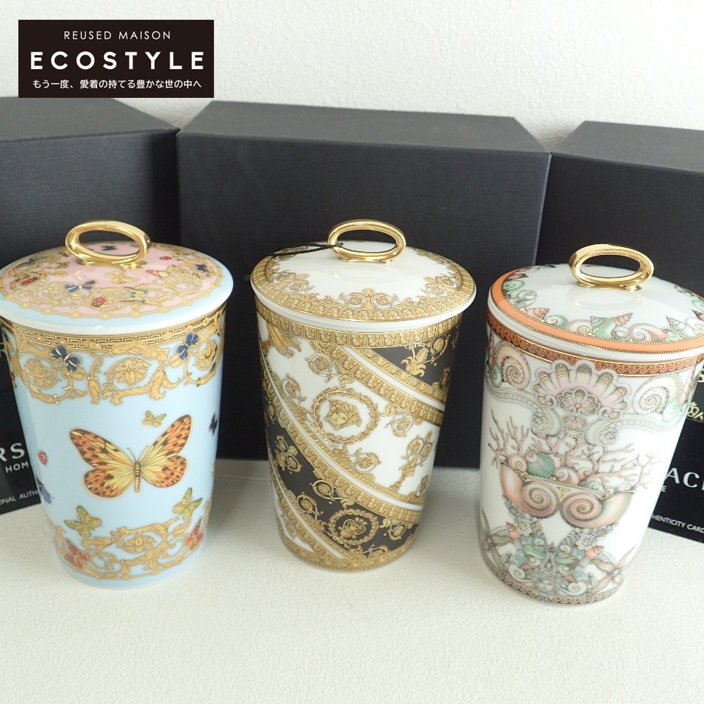 【大人気，最新作】 Versace ヴェルサーチ &times;Rosenthalローゼンタール LES EOILES DE LA MER/LE JARDIN DE VERSACE/BAROQUE キャンドル 計3点セット(ヴェルサーチ)｜売買されたオークション情報、yahooの商品情報をアーカイブ公開 その他