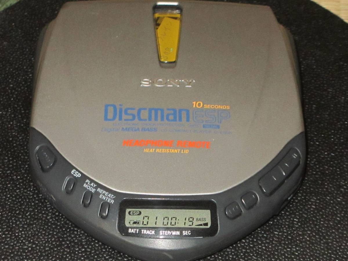 【極美品】SONY D-E305 Discman ESP ポータブルCD 極美品】SONY D-E305 Discman ESP ポータブルCD 極美品】SONY D-E305
