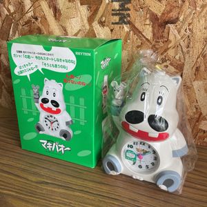 新品・未使用】リズム時計工業みどりのマキバオー目覚まし時計