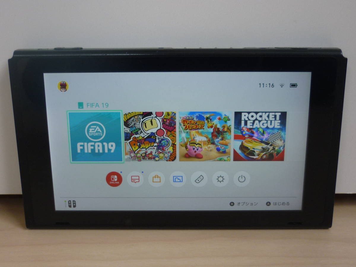 任天堂 スイッチ Switch 本体のみ 動作確認 2018年製 中古 即決
