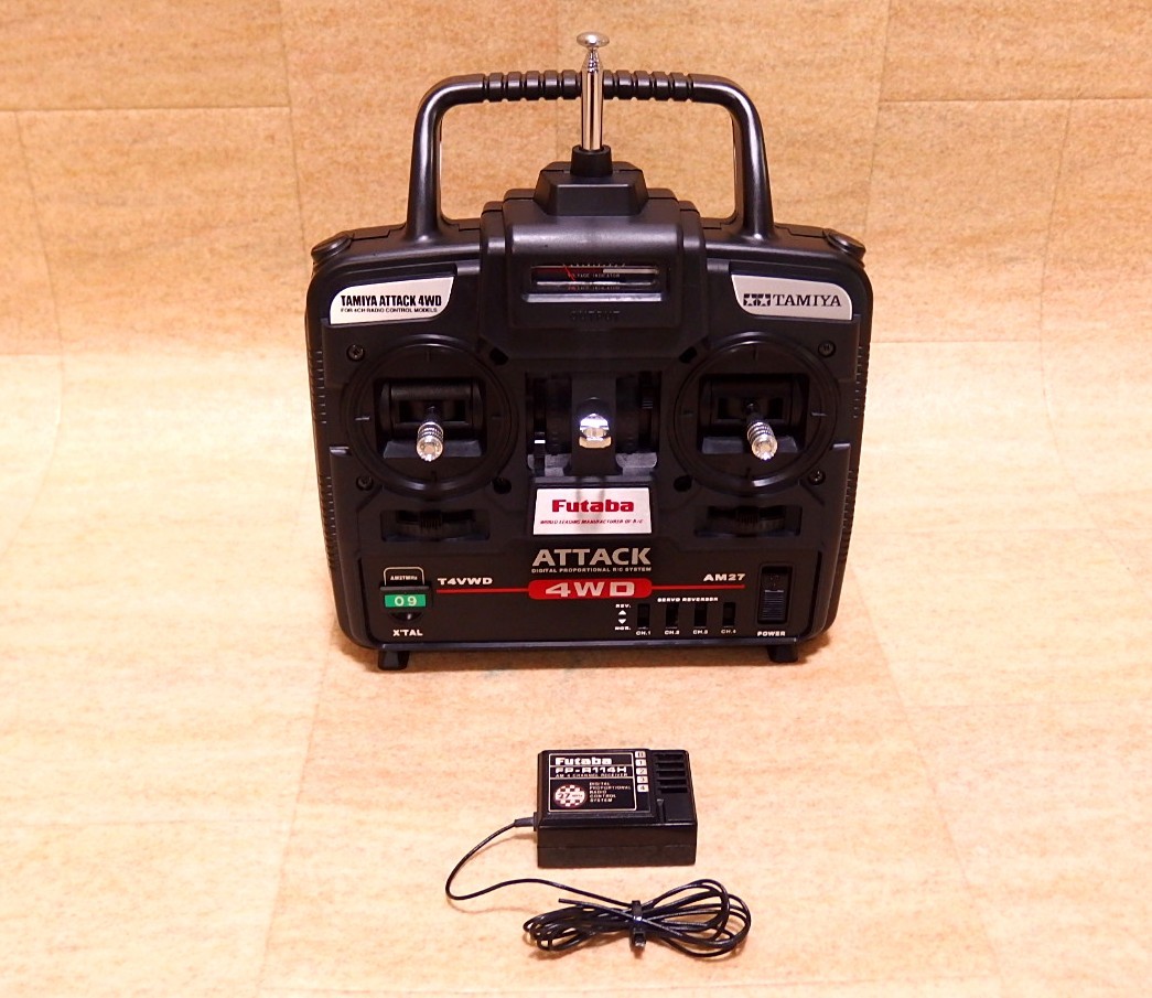 絶版品 フタバ 4WD T4GWD-AM 4チャンネル プロポ ＆ FP-R114H 受信機