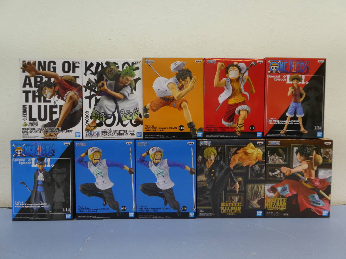 B59 75 One Piece エース ルフィ サボ サンジ ゾロ フィギュア 計10体セット ワノ国 Battle Record Collection 他 One Piece 売買されたオークション情報 Yahooの商品情報をアーカイブ公開 オークファン Aucfan Com