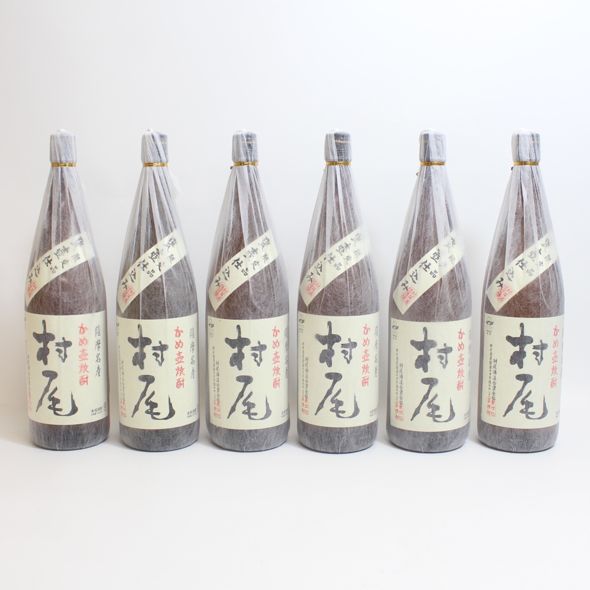 ☆234【未開栓】村尾 1800ml 一升瓶 6本セット 本格焼酎 村尾 1800ml