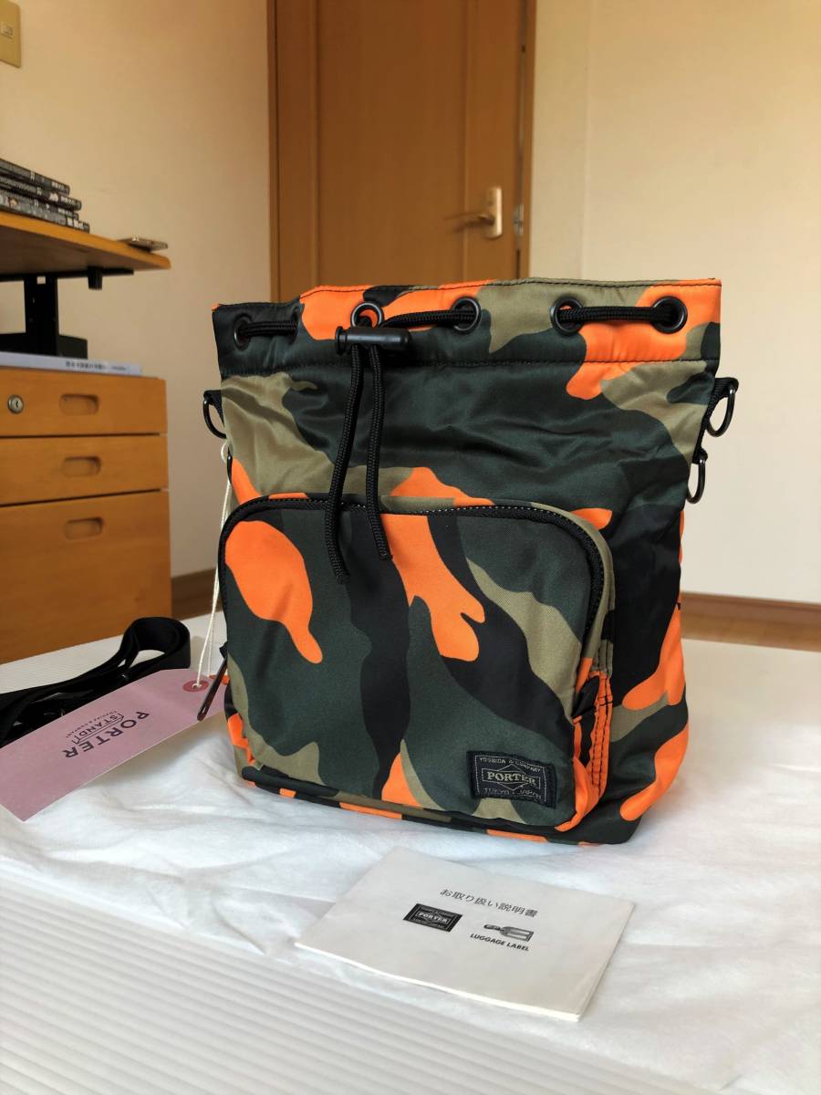 ポーター スタンド バルーンサック PSカモ 巾着 ショルダー ポーチ 