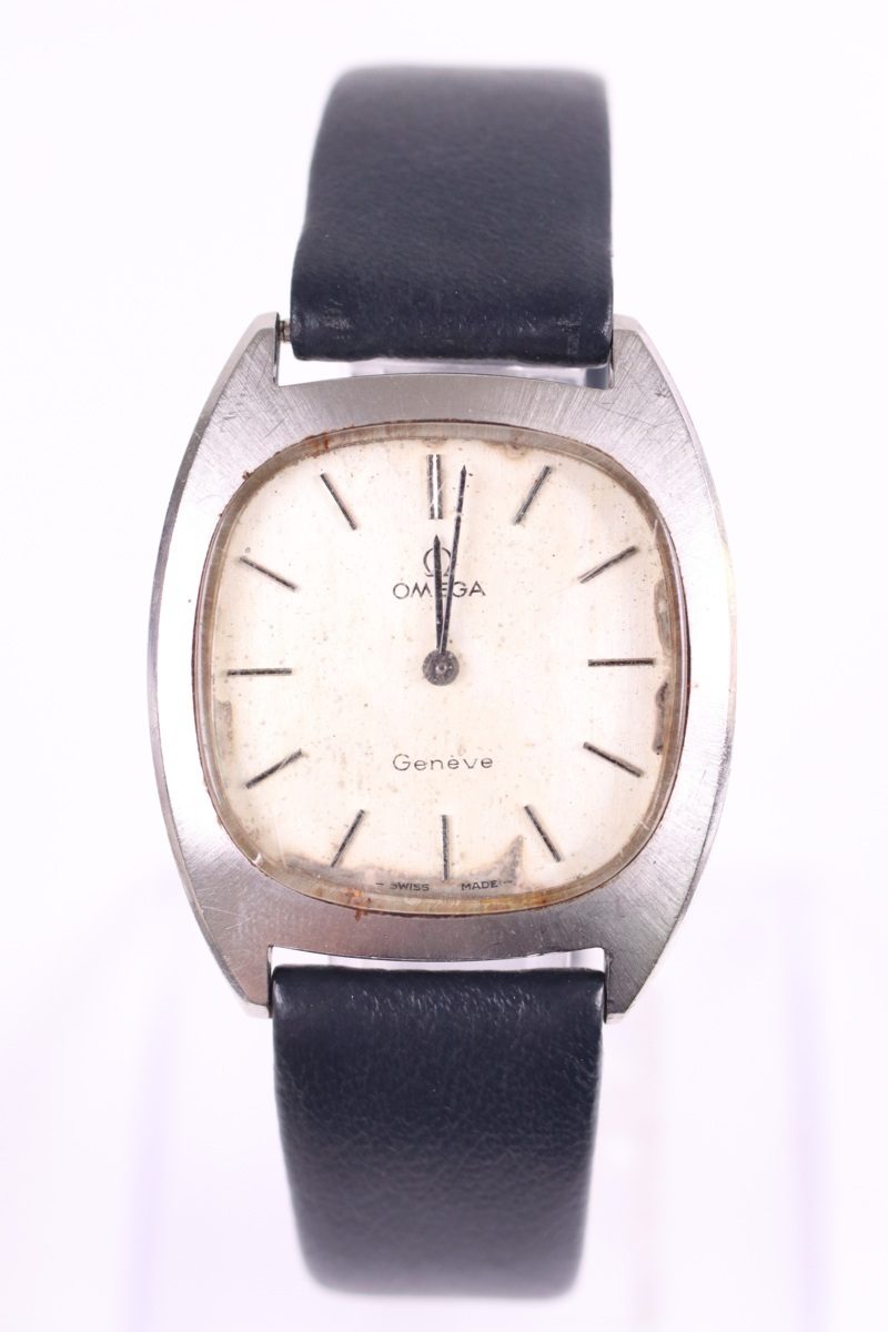 D149-A289-39 ◎ OMEGA オメガ Geneve ジュネーブ 手巻き ゴールド文字
