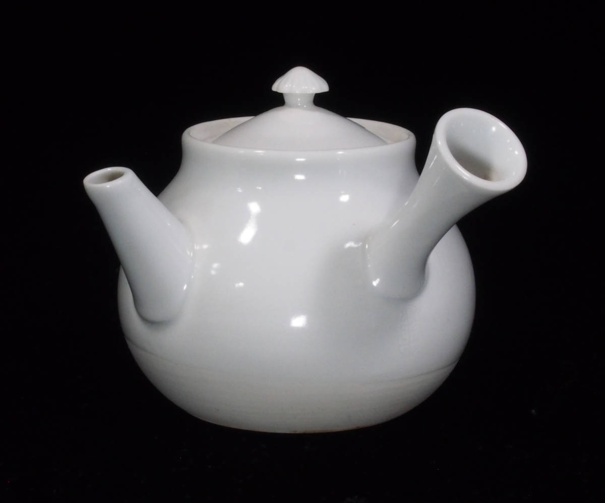 CO-BZ 清時代染付茶碗 喜 縁起物 青花 花紋 茶碗 茶道具 染付 時代物