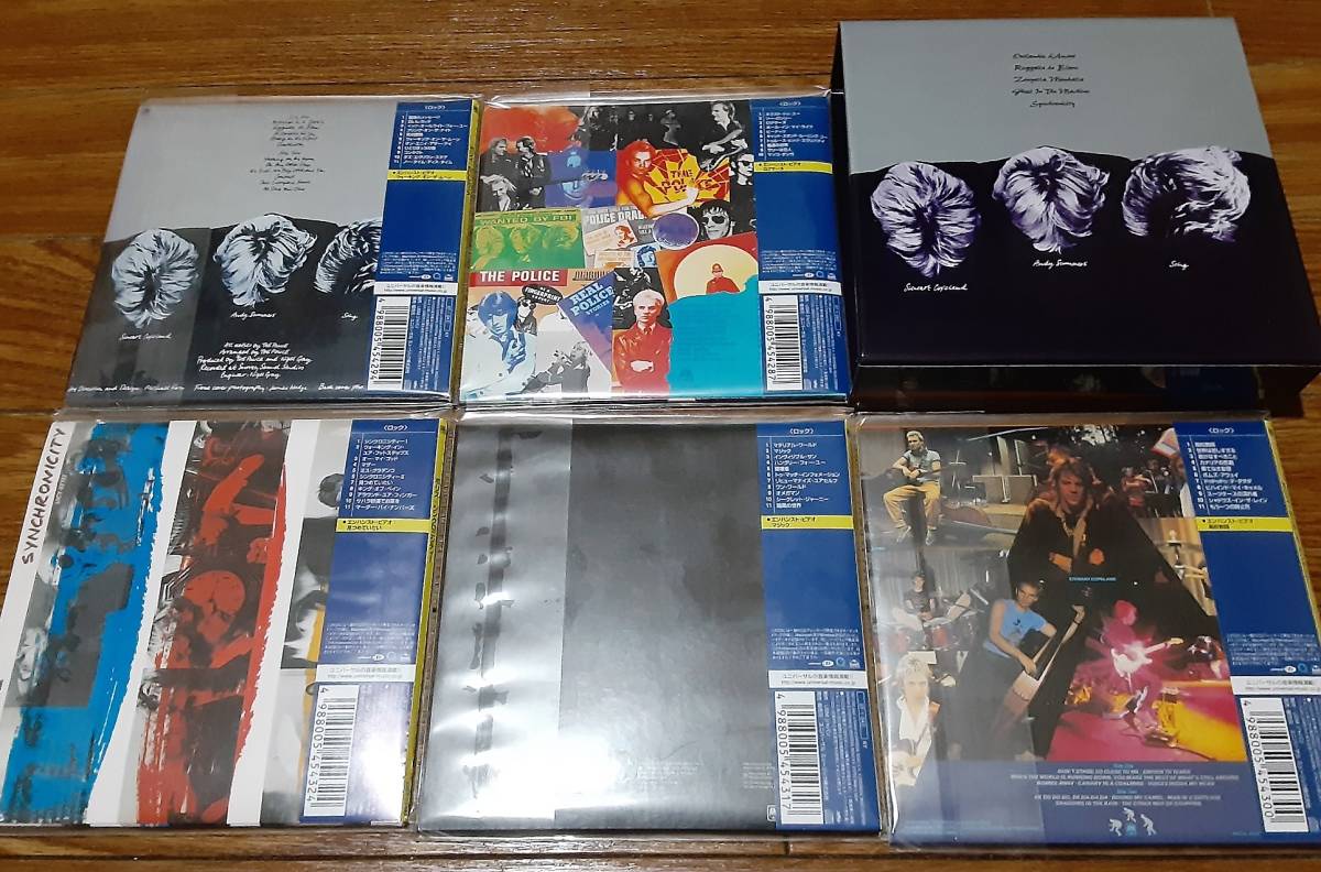 ポリス POLICE The 未開封品 THE 紙ジャケット SHM-CD 5枚セット DU
