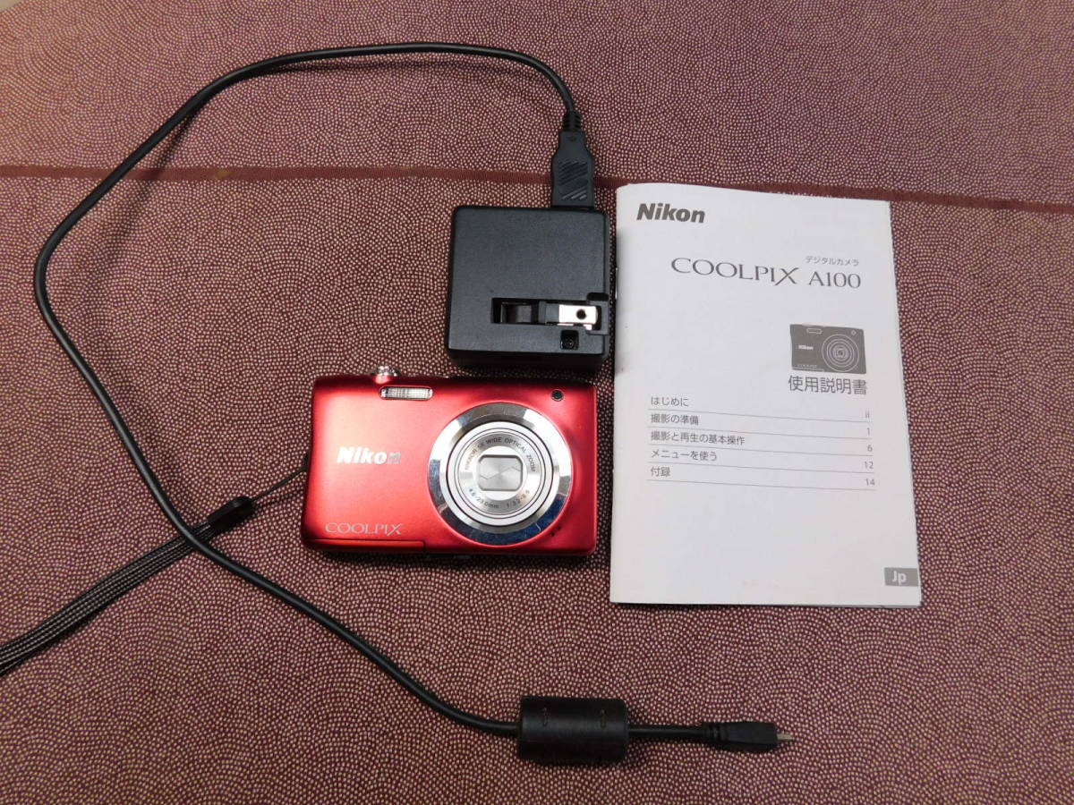 カメラ、光学機器 【ト福】Nikon COOLPIX A100 ニコン クールピクス