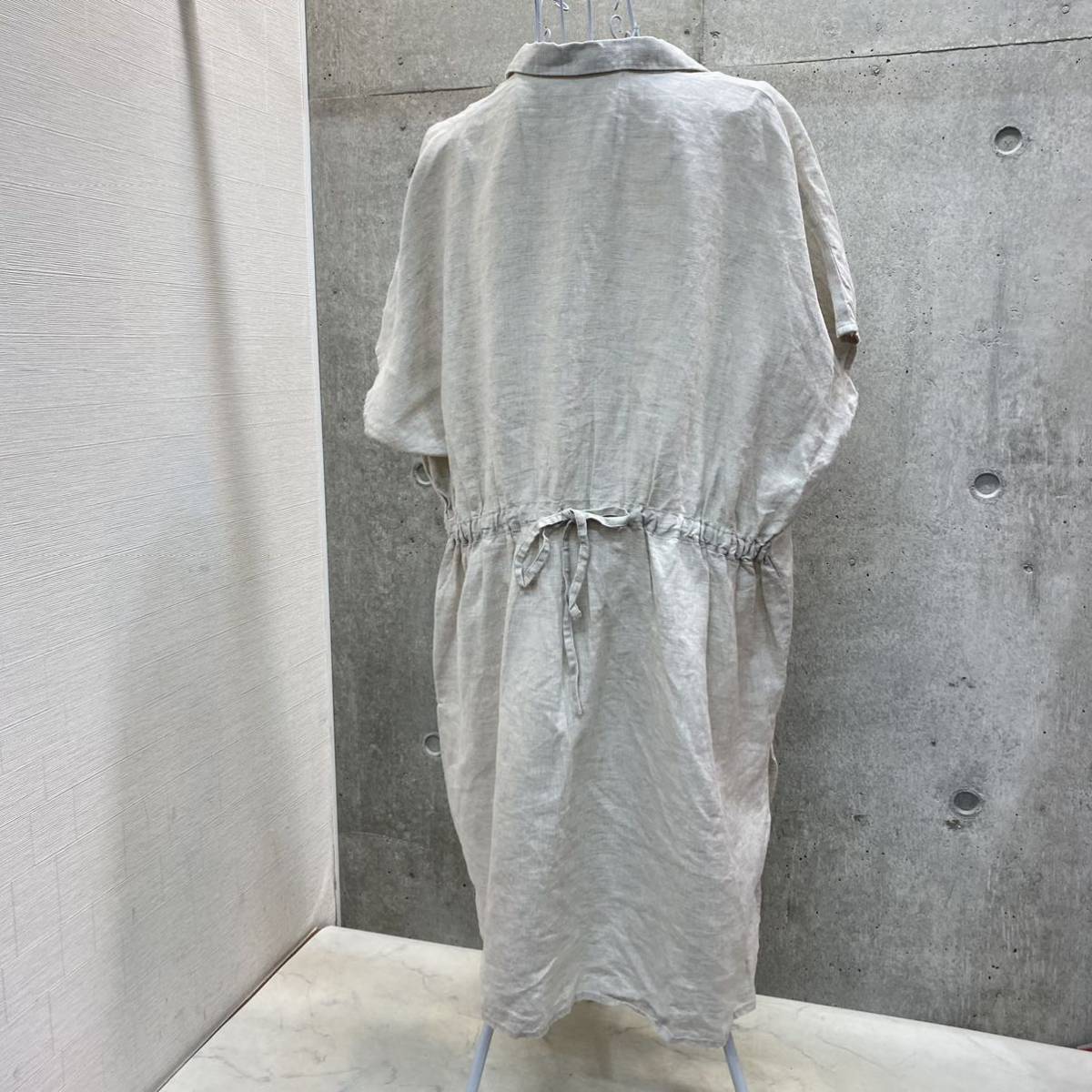 極 1回のみ着用 無印良品 麻100 半袖 ワンピース チュニック リネン S レディース 女性用 売買されたオークション情報 Yahooの商品情報をアーカイブ公開 オークファン Aucfan Com