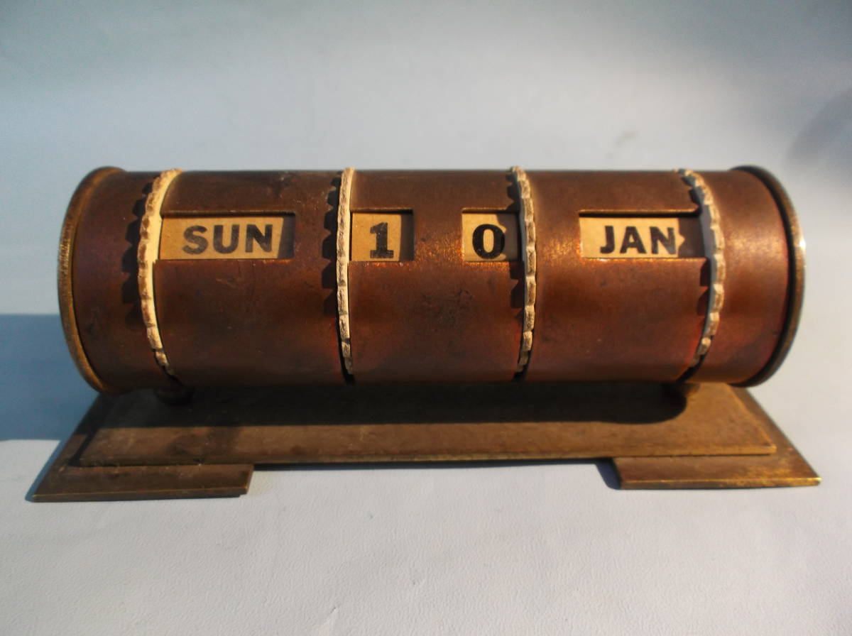 アメリカビンテージ アンティーク 卓上 万年カレンダー パーク