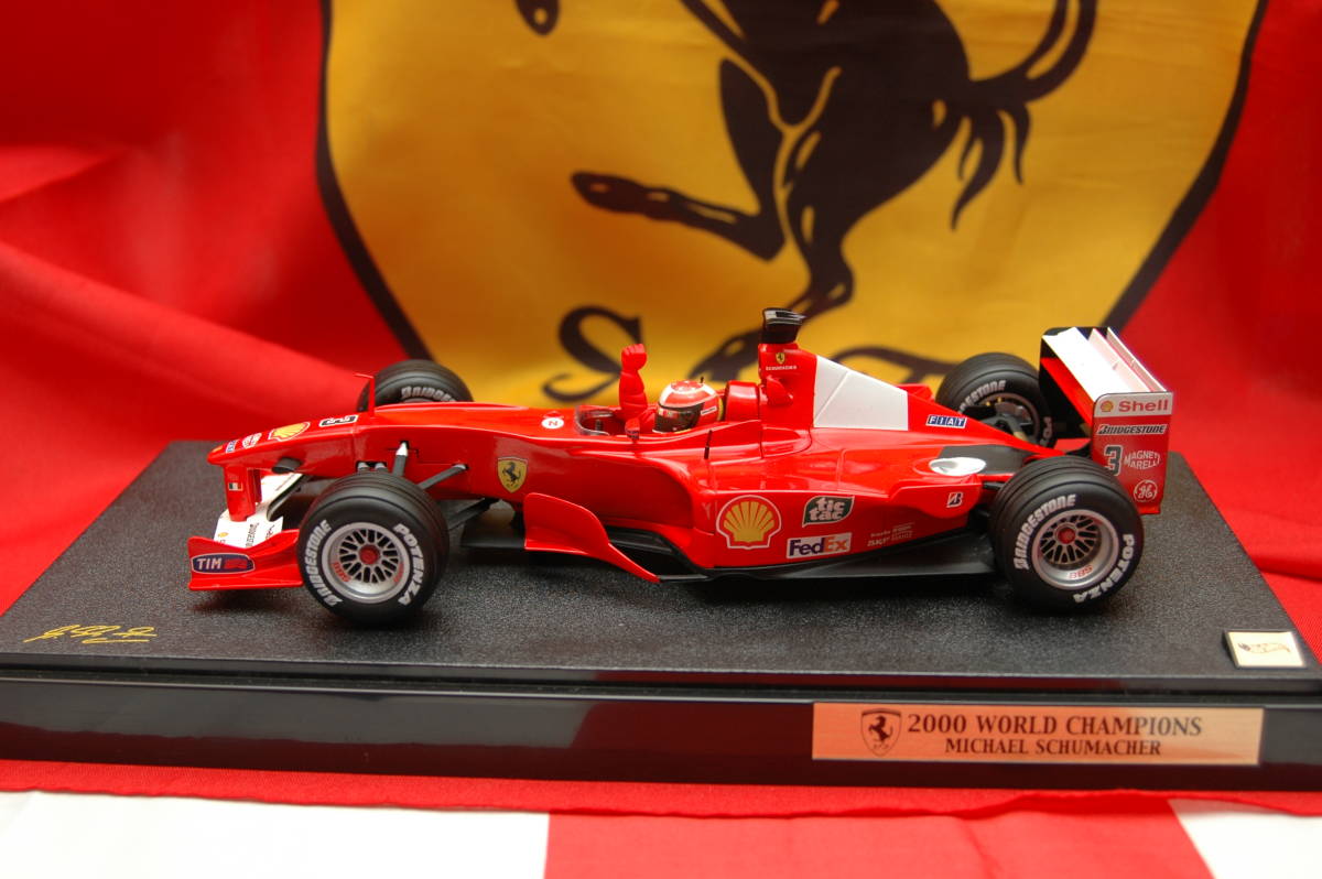 F1-2000 フェラーリ2000 ミハエルシューマッハ 1/18ホットウィール 1／18 フェラーリ F1 2000 ミハエルシューマッハ F1-2000 1⁄18
