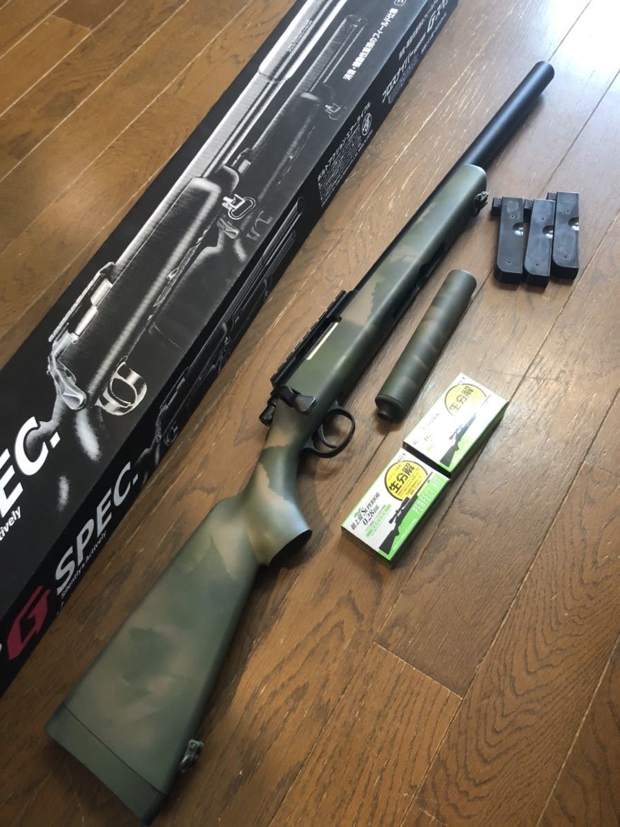 東京マルイ　vsr10gspec 塗装品 東京マルイ VSR-10 G SPEC ストック塗装品 エアガン ミリタリー 【公式