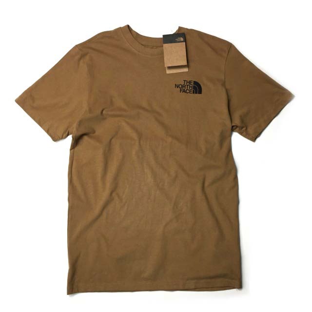 1円～!売切!【正規新品】THE NORTH FACE SHORT SLEEVE GRAPHIC TEE 半袖 Tシャツ トップス US限定 ハーフドームロゴ 登山(M)茶 180902-13 NORTH FACE 1円～!売切!正規新品THE EVO SHORT-S メンズ