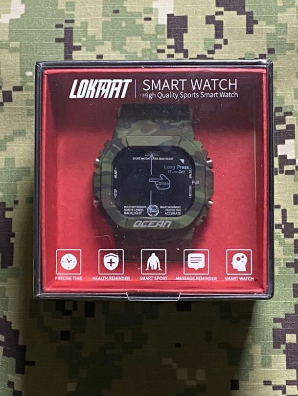米軍　アメリカ軍　自衛隊　警察　タクティカル　ミリタリースマートウォッチ　腕時計　トレーニング　登山　万歩計　ランニング　迷彩
