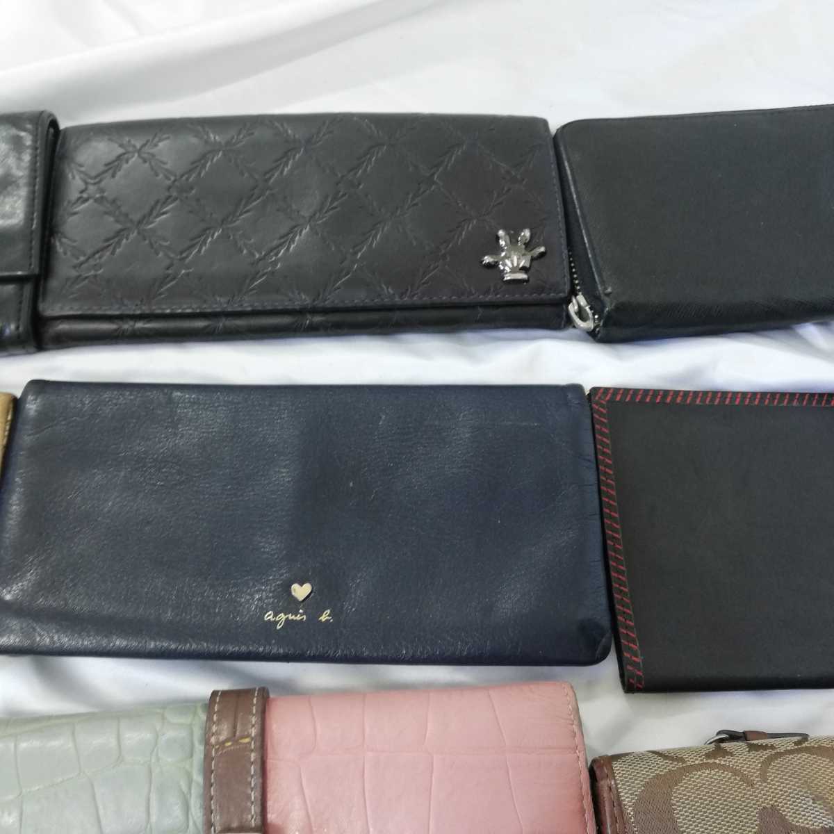 ①1円スタート 大量 ブランド財布 小物 まとめ売り GUCCI FENDI JIMMY 