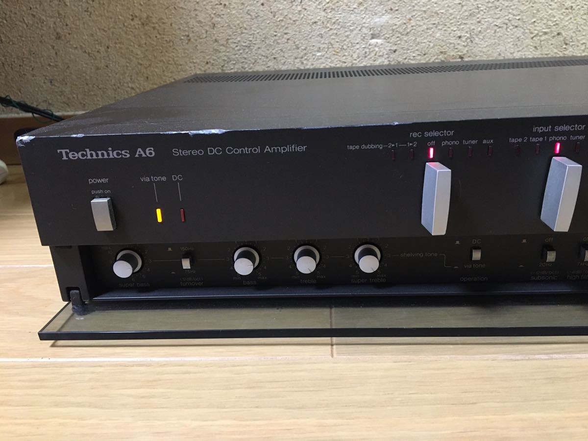 SU-A6 Technics テクニクス アンプ ステレオコントロール テクニクス