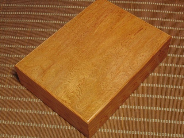 屋久杉工芸品文箱（大）文房具箱筆記用具入れ和風 屋久杉工芸品 文箱