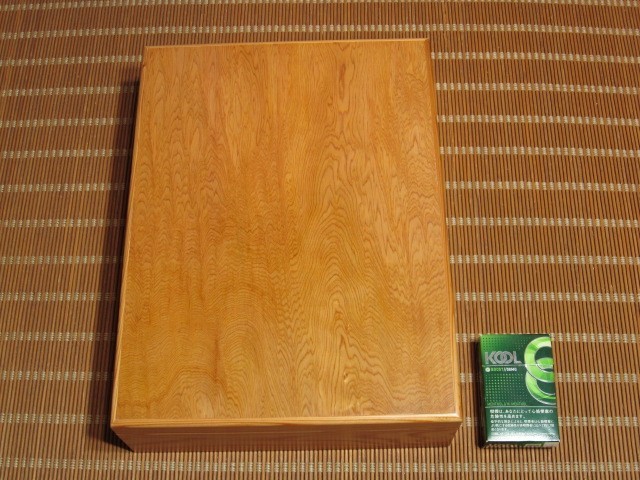 屋久杉工芸品文箱（大）文房具箱筆記用具入れ和風 屋久杉工芸品 文箱