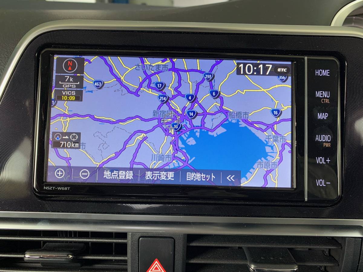 トヨタ純正ナビ NSZT-W68T 08605-00B50 セキュリティロック解除済 6か