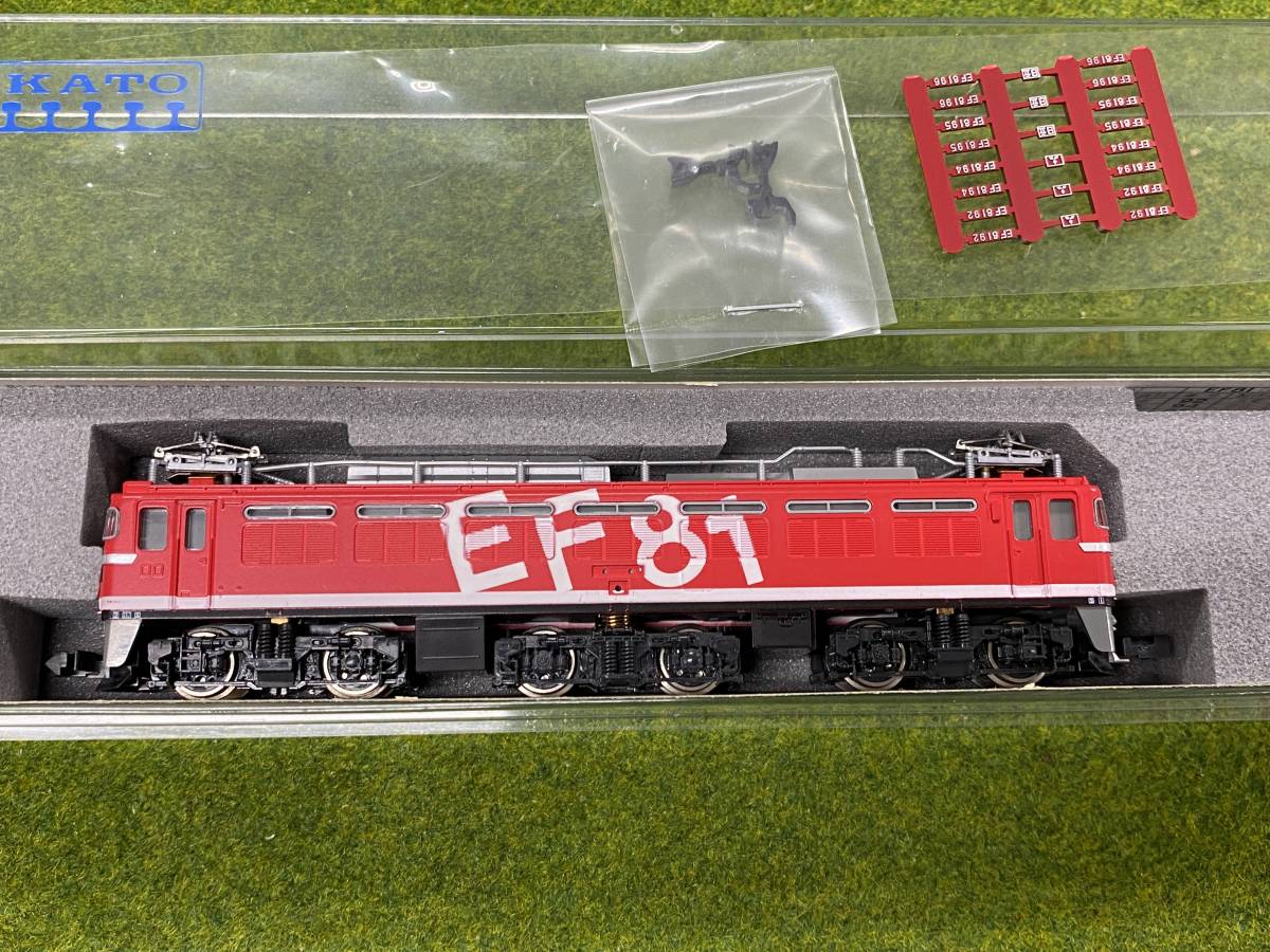 美品　KATO　カトー　EF81　3010-2　レインボー　Nゲージ KATO EF81 0 レインボー 3010-2 | 電気機関車 鉄道模型 レインボー塗装