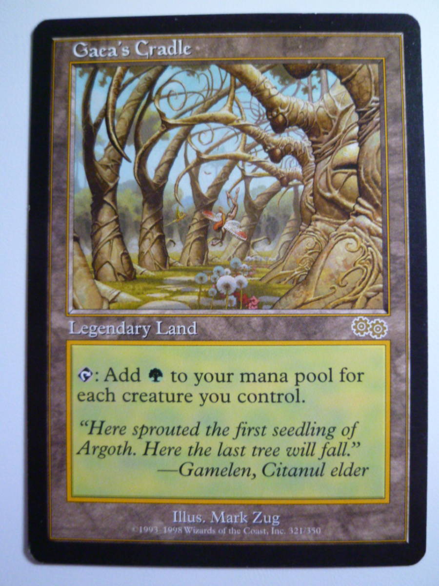 MTG ガイアの揺籃の地 英語版 ウルザズ・サーガ Gaea's Cradle MTG ウルザズ・サーガ ガイアの揺籃の地 英語版 MTG ガイアの揺籃の地