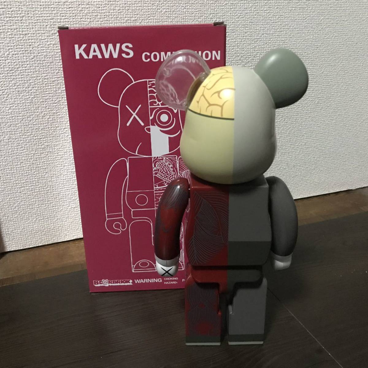 KAWS カウズ ×MEDICOM TOY BE＠RBRICK 100% COMPANION 人体模型ベア 