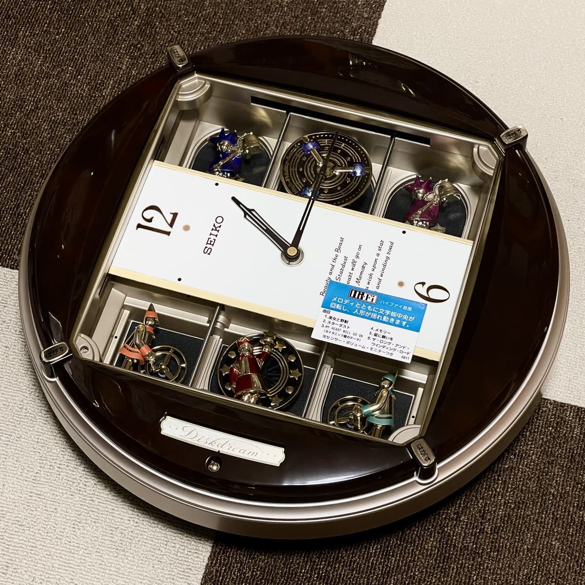 SEIKO からくり時計 RE544B セイコー 掛け時計 動作未確認 ジャンク 