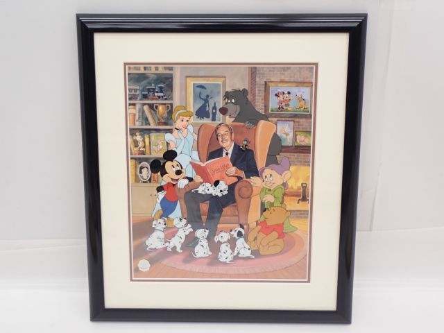 Disney セル画 Walt The Great Storyteller 限定2500枚 額装 証明書 共