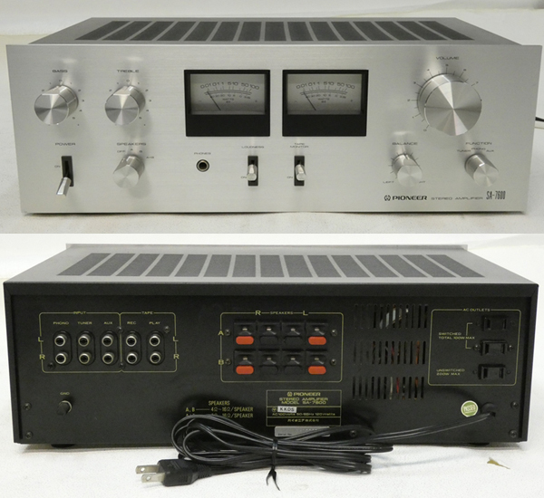 プリメインアンプ PIONEER パイオニア Pioneer SA-7600II SA-7600 - Tụ