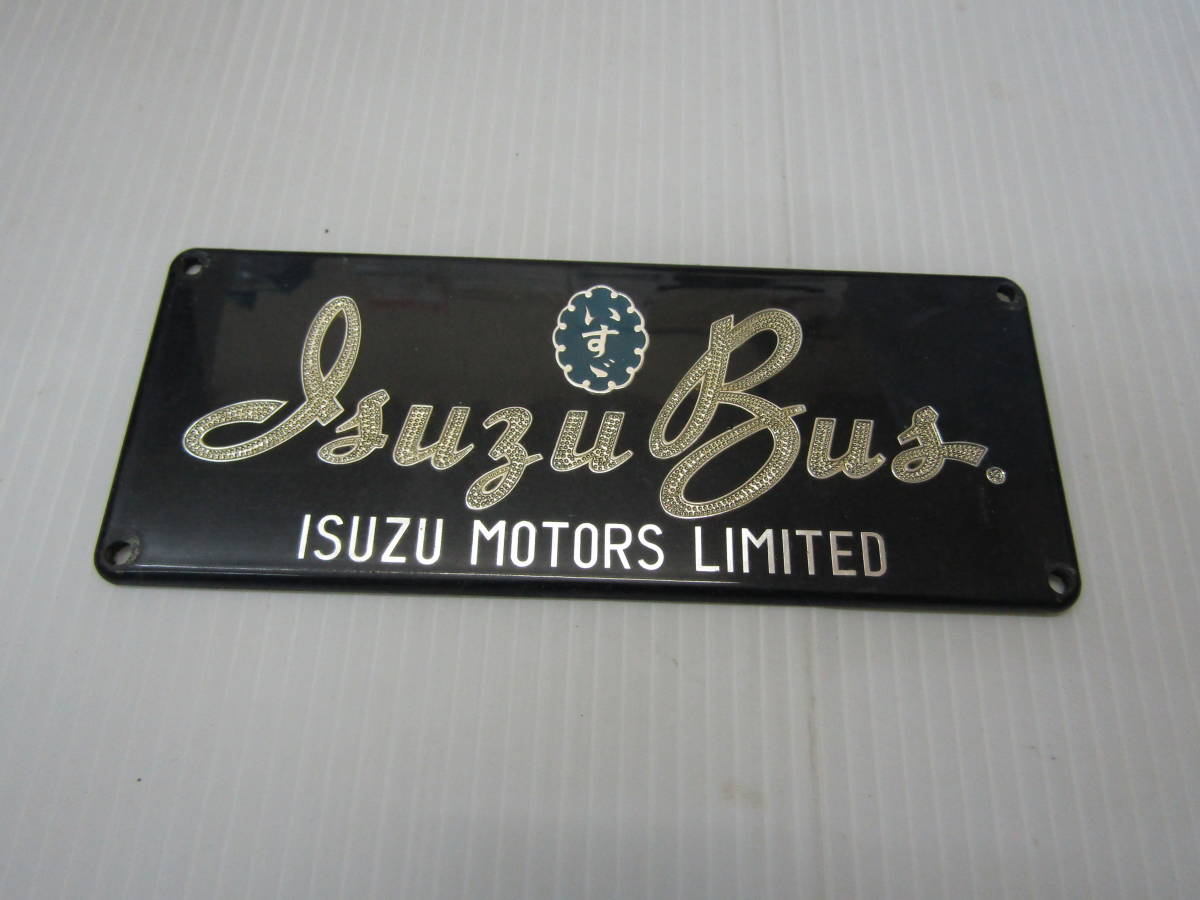いすゞ バス エンブレム プレート ISUZU MOTORS LIMITED BUS 【公式通販】