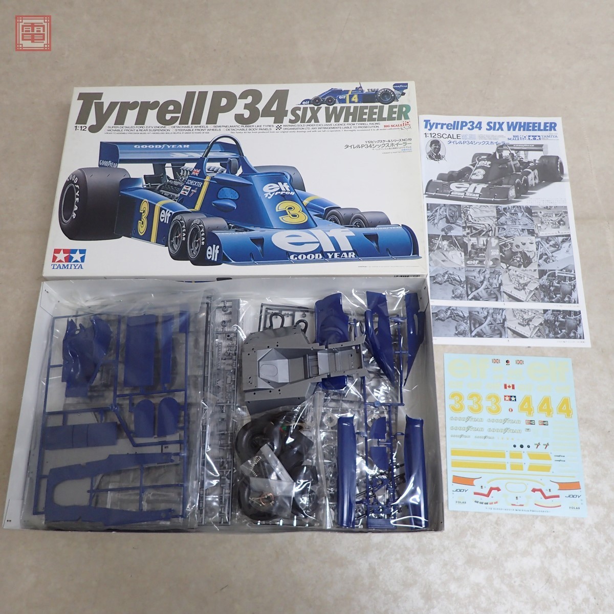 未組立 タミヤ 1/12 タイレル P34 シックス ビッグスケール 未組立